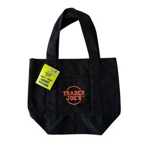 Trader Joe's Black Halloween Mini tote
